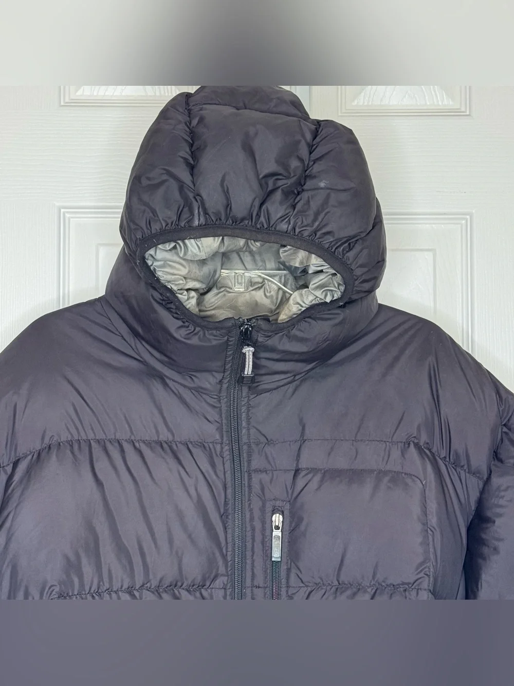 Vintage Polo Sport Ralph Lauren Black Down Puffer Jacket Hooded Men’s XL